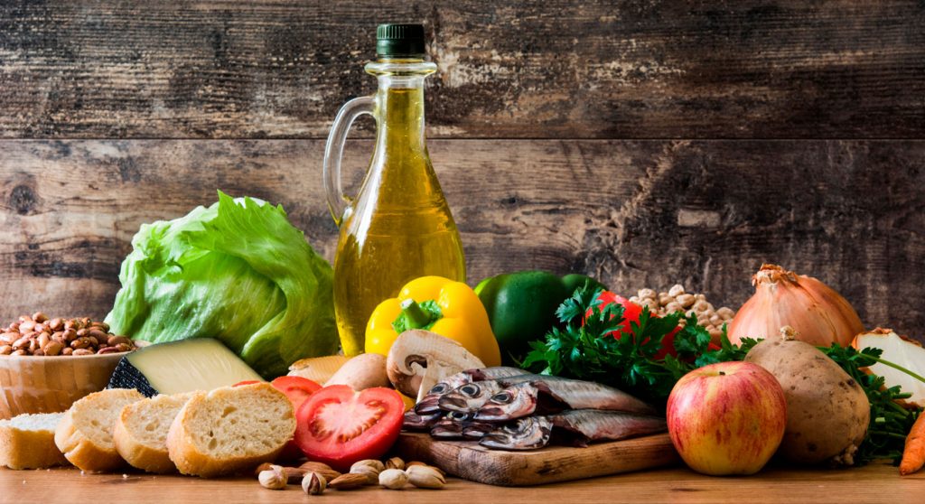 dieta mediterránea sana 