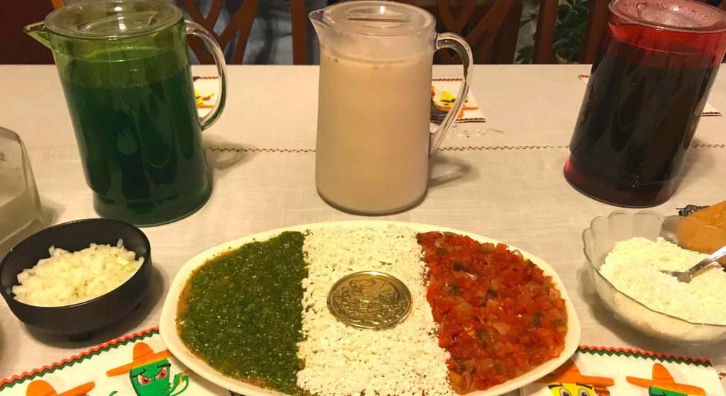 frijoles bandera de México