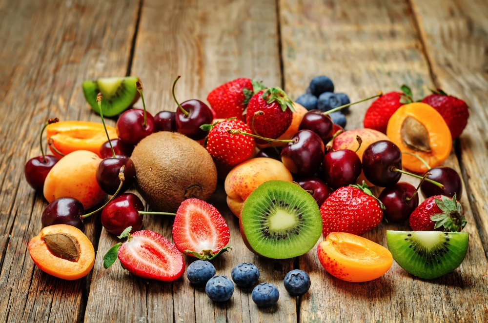 La dieta hipocalórica, variedad de frutas